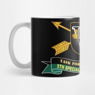 5th Special Forces Group - Flash - TF Dagger w 2 Rows CBO Br - Ribbon X 300 Mug